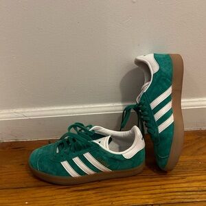 Adidas Gazelle Court Green and White